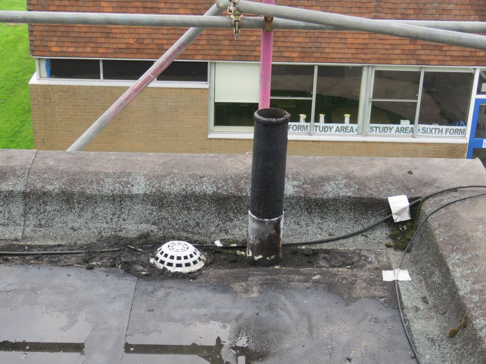 Daklekkage in Munstergeleen